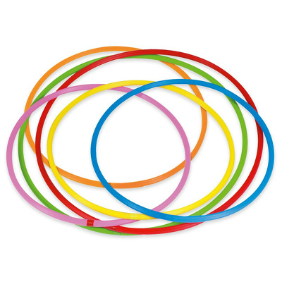 Cercuri pentru gimnastica diametru 60 cm set 6 bucati