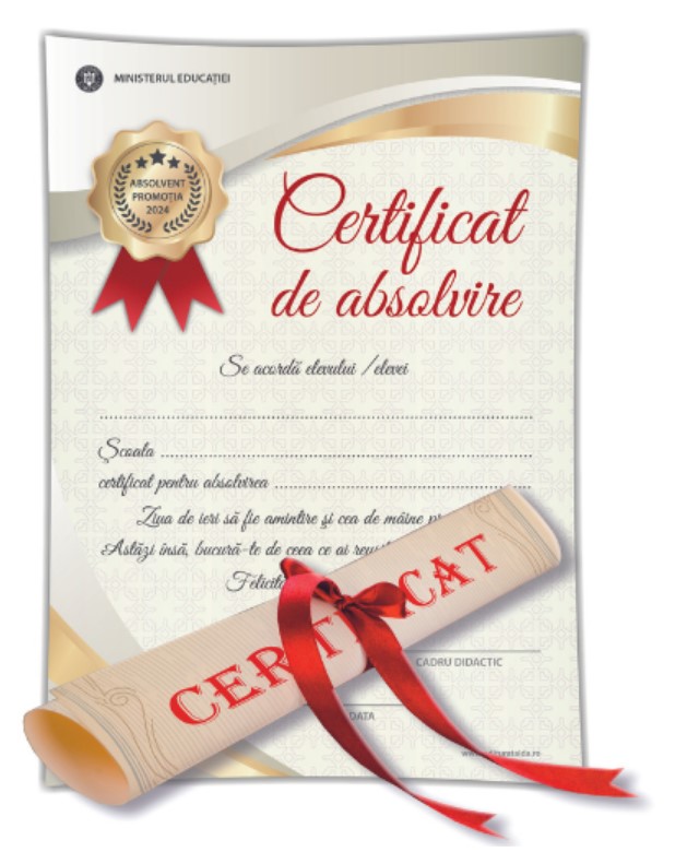 Certificat de absolvire. Promotia 2025