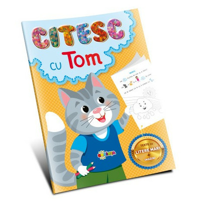 Citesc cu Tom (texte cu litere mari si imagini)