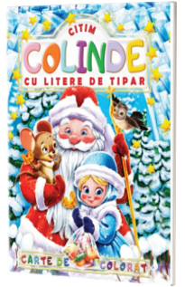 Citim colinde cu litere de tipar