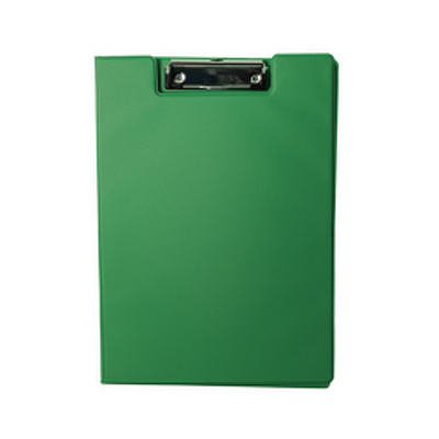 Clipboard dublu A4, plastifiat PP, Optima - verde