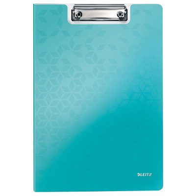 Clipboard dublu Leitz Wow, polyfoam - turcoaz metalizat