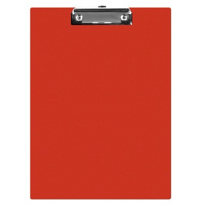 Clipboard simplu A5, plastifiat PVC, Q-Connect - rosu