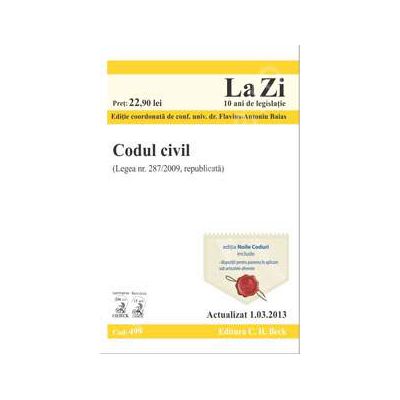 Codul civil (actualizat la data de 1.03.2013)