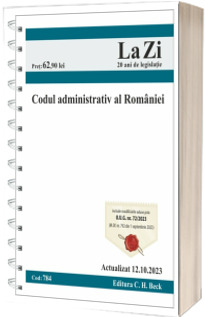 Codul administrativ al Romaniei. Cod 784. Actualizat la 12.10.2023. Editia 9