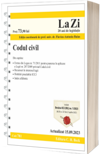 Codul civil. Cod 781. Actualizat la 15.09.2023