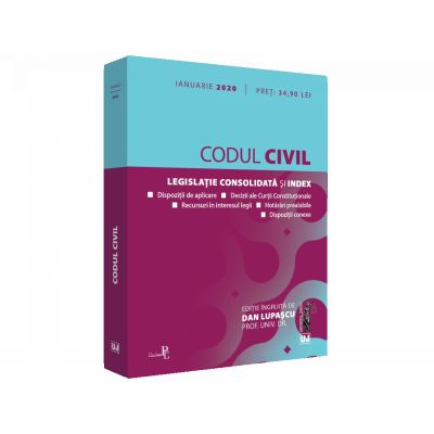 Codul civil. Ianuarie 2020