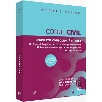 Codul civil -  legislatie consolidata si index