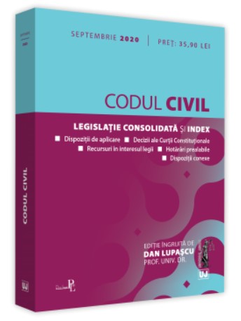 Codul civil: septembrie 2020
