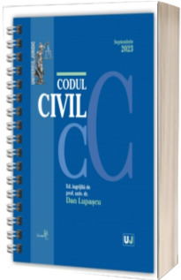 Codul civil Septembrie 2023, EDITIE SPIRALATA, tiparita pe hartie alba