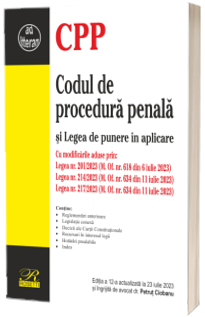 Codul de procedura penala si Legea de punere in aplicare