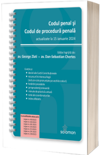 Codul penal si Codul de procedura penala, actualizate la 15 ianuarie 2024