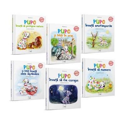 Colectia Pupo invata, 6 carti educative pentru copii