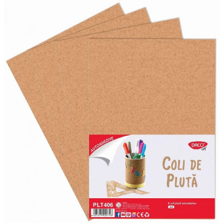 Coli de pluta A4, set 6 autoadezive, Daco