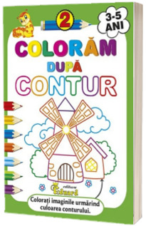 Coloram dupa contur, 3-5 ani