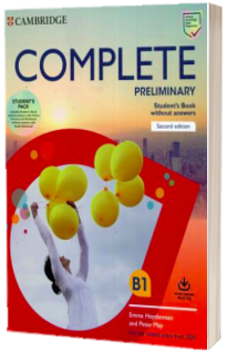 Complete Preliminary Students Book Pack (SB wo Answers w Online Practice and WB wo Answers w Audio Download) : For the Revised Exam from 2020