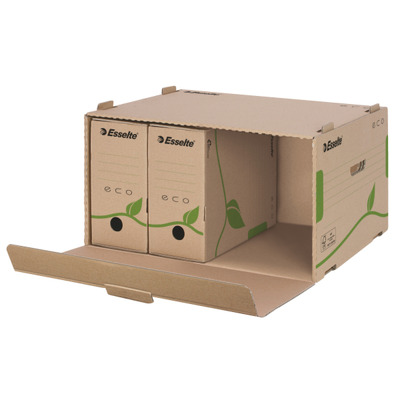 Container de arhivare Esselte Eco, cu deschidere frontala, pentru cutii 80/100