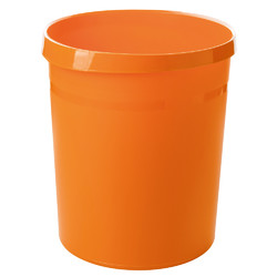 Cos de birou pentru hartii, 18 litri, Grip Trend-Colours - orange