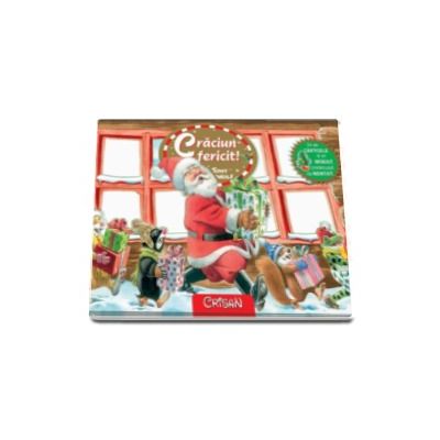 Craciun fericit - 24 de carticele-globuri si un bradut predecupat  de confectionat