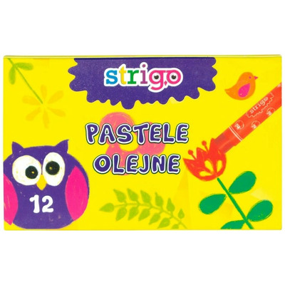 Creioane cerate Strigo 12 culori