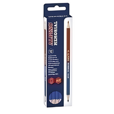 Creion bicolor rosu/albastru, Alpino Memorial