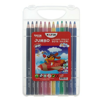 Creion color 12 culori Jumbo FATIH