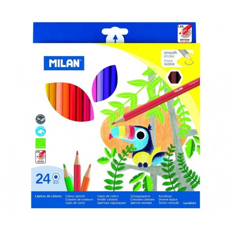 Creion color 24 culori, Milan