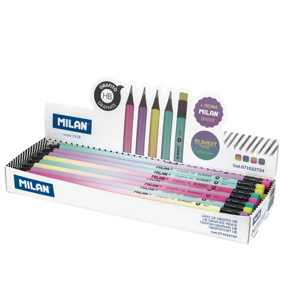 Creion grafit cu radiera Sunset HB Creion grafit cu radiera Sunset HB