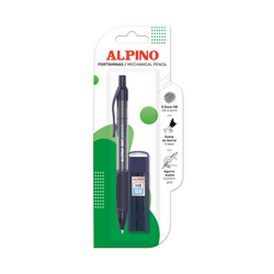 Creion mecanic 0,5 mm, ALPINO Dot si set mine