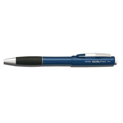 Creion mecanic de lux Penac Benly 407, 0.7mm, varf si accesorii metalice - corp bleumarin