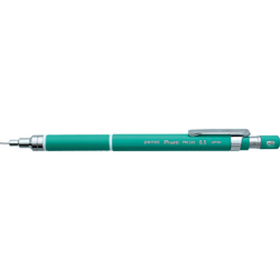 Creion mecanic profesional Penac Protti PRC-105, 0.5mm, con metalic cu varf cilindric fix - verde