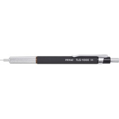 Creion mecanic profesional TLG - 1000, 0.5mm, metalic cu varf retractabil, cutie cadou-negru