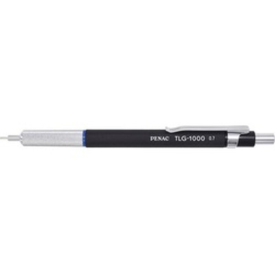 Creion mecanic profesional TLG - 1000, 0.7mm, metalic cu varf retractabil, cutie cadou-negru