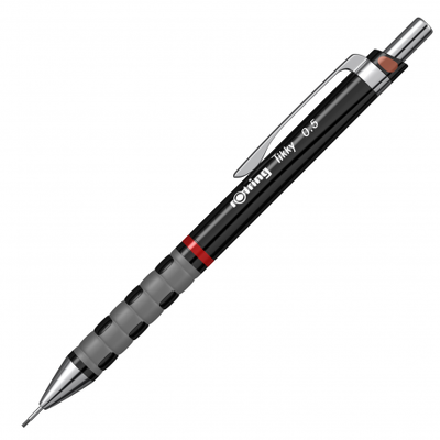 Creion mecanic Tiki II III, 0.5 negru
