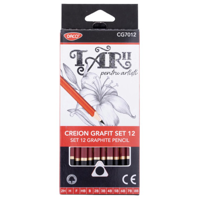 Creion negru grafit 2H...8B CG7012