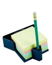 Cub autoadeziv cu suport, 76 x 76 mm, 400 file, Stick - 4 culori pastel