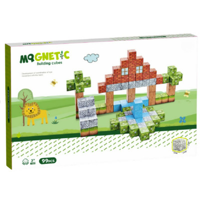 Cuburi magnetice - In natura 99 piese (2 cm)