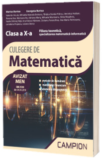 Culegere de matematica, clasa a X-a - Filiera teoretica, specializarea matematica-informatica - Semestrul II
