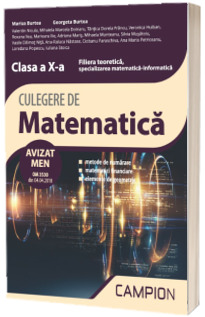 Culegere de matematica, pentru clasa a X-a - Semestrul II