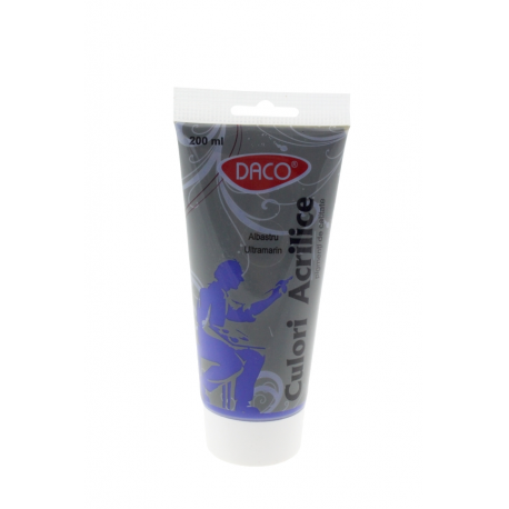 Culori acril 200 ml Albastru Ultramarin Daco CU3200AUL