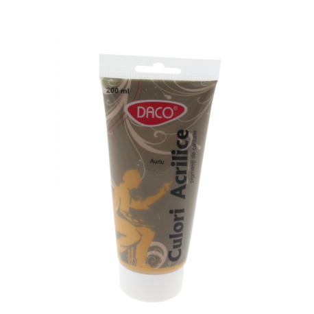 Culori acril 200 ml Auriu Daco CU3200AU