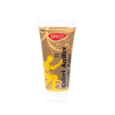 Culori acril 200 ml Galben mediu