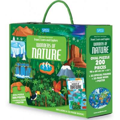 Cunoaste si exploreaza. Puzzle Minunile naturii (200 piese)