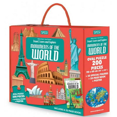Cunoaste si exploreaza. Puzzle Monumentele lumii (200 piese)
