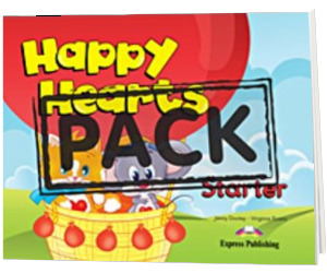 Curs de limba engleza - Happy Hearts Starter Pupils Book with Stickers and Press Outs