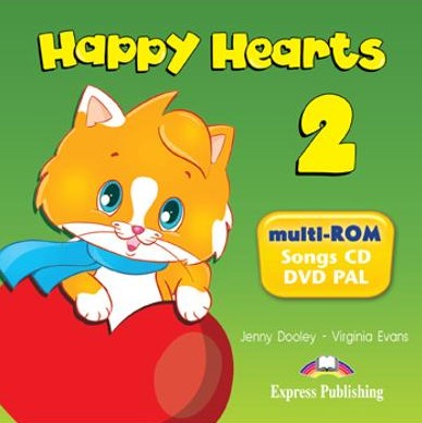 Curs pentru limba engleza Happy Hearts 2 - multi-ROM. Song CD - DVD PAL