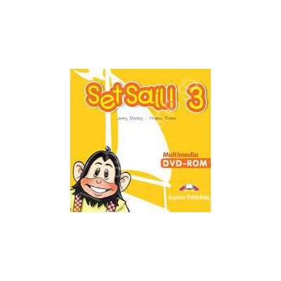 Curs pentru limba engleza Set Sail 3. Multimedia DVD-rom