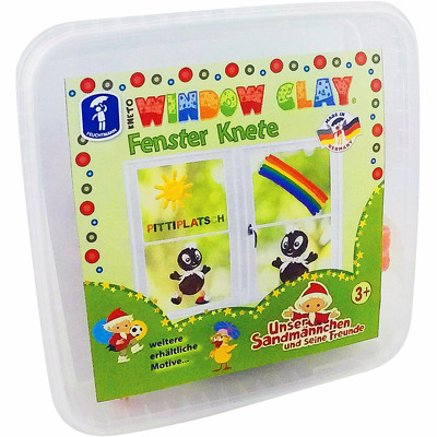 Cutiuta cu plastilina decorativa pentru geam