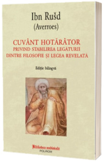 Cuvant hotarator privind stabilirea legaturii dintre filosofie si legea revelata