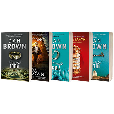 Serie de autor Dan Brown, compusa din 5 carti